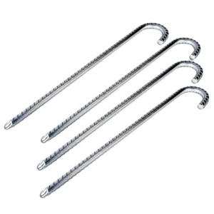 57476C# High Quality Steel Galvanized Rebar Ground Stakes 12mm Diameter Durable Tent Pegs for Outdoor Activities