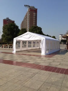 5X10m PE Steel Marquee Folding Party Tent Four-Season Waterproof UV Resistant Five-Bedroom Tents for Events