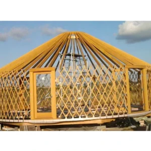 5m Ger Prefab Yurt with Aluminium Frame and Bathroom