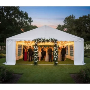 5x10m PVC Four-Season Outdoor Gazebo Party Event Tent Canopy with Two Bedrooms and Living Room