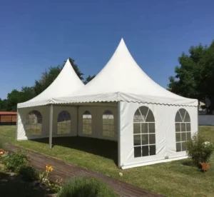 5x5m 6x6m Beach Garden Pagoda Gazebo Canopy Waterproof PVC Wedding Party Sports Tent Outdoor Aluminum Trade Show Events