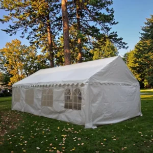 5x8m PE Marquees Spacious Party Tent for Weddings Gatherings Commercial Use
