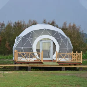 6 10m Dome Tent Camping & Geodesic Dome Glamping Tent for Hotel Use