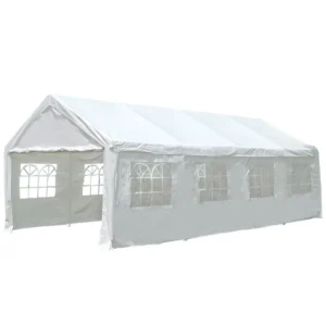 6*12M 300-500 People Luxury Galvanized Wedding Event Windproof Huge White Clear PVC Outdoor Party Tent