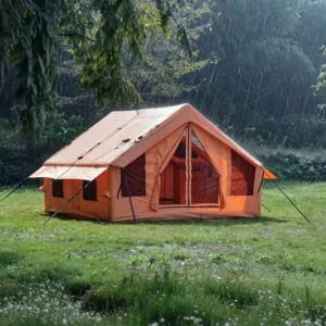 6-8 Person 1 Bedroom 1 Living Room Waterproof Camping Outdoor Golf Simulator Inflatable Event Tent