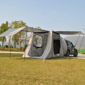 6-Person SUV Car Tent Full Size Vehicle Camping Tent with Tailgate Shade Awning for SUV and Van
