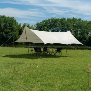 6-Section Lightweight Carbon Fiber Adjustable Telescopic Awning Rod for Tarp Tent