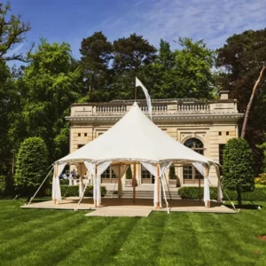 6.0m-21.4m Span Sailcloth Tent Aluminum Frame 3m Modular Bay Waterproof UV Resistant for Wedding & Outdoor Events