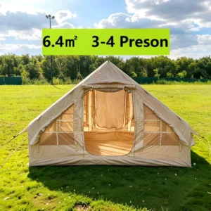 6.4sqm Inflatable Outdoor Tent Automatic Inflation Waterproof Oxford Fabric Four Season Family Camping Glamping Shelter