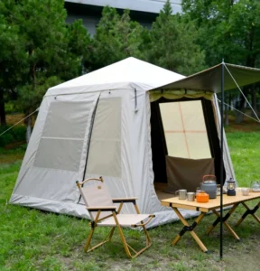 6.5㎡ Inflatable Camping Tent 3000mm Waterproof Large Space Tent for Family Camping