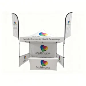 600D Oxford Cloth Waterproof UV-Resistant Fire-Retardant Digital-Printing Instant Pop-Up Trade Show Tent