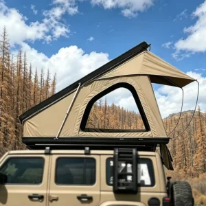 600D Oxford Fabric Waterproof 4×4 SUV Aluminum Hard Shell Rooftop Tent