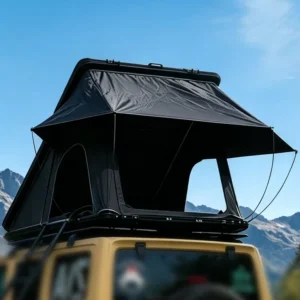 600D Oxford Fabric Waterproof Wildland Aluminum Hard Shell Rooftop Tent for 4×4 SUV