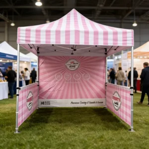 600D Oxford Waterproof Custom-Printed Trade Show Canopy Tent