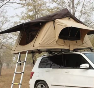 600D Polyester Outdoor Camping Easy Install SUV Car 4 Person Rooftop Tent
