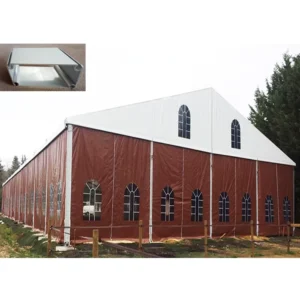 6061 Aluminum Exhibition Tent Aluminium Frame Wedding Tent Temporary Structure Pavilion