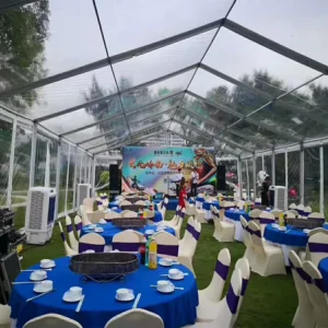 6061 Marquee Aluminum Dome Tent with PVC Fabric for Party & Projection Events Four-Season