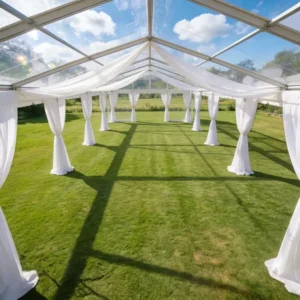 60X40X4m Aluminum Alloy Single Layer PVC Tent Windproof and Snow Resistant Suitable for Parties Weddings Catering