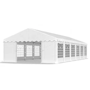 6X12M Galvanized Heavy Duty PVC 500GSM Waterproof Four-season Party Wedding Tent Canopy Shelter Removable Window Walls
