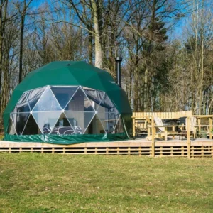 6m Diameter 7m Diameter Outdoor Hotel Dome House Glamping Geodesic Dome Tent for Sale With PVC Roof Cover Custom Color