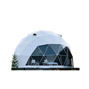6m Dome Tent with Insulated Aluminum Film and Q235 Galvanized Steel Frame for Outdoor Glamping