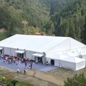 6m Heavy-Duty Wedding Tent with Sidewalls, Galvanized Frame, Outdoor Event Shelter