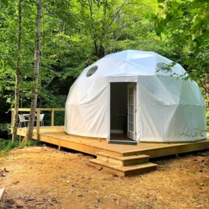 6m Luxury Dome Tent with Bathroom for Glamping Resort Hotel Safari Style Igloo House