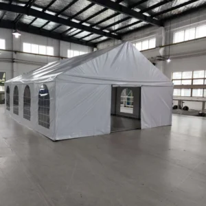 6m X 10m Steel Frame Gable Tent White Marquee Tent Wedding Tent for Party Event Outdoor Gazebo