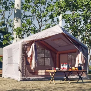7.5 Square Meter Portable Waterproof Oxford Cloth Inflatable Tent Large Glamping House for Campsites