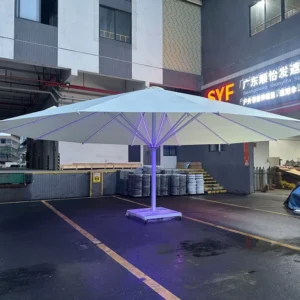 7M LED Patio Umbrella for Cafes, Hotels, and Restaurants, Supplier