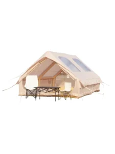 8 10 Person Large Double Layer PVC Oxford Waterproof Inflatable Camping Tent Three Bedrooms One Living Room Quick Automatic Tent