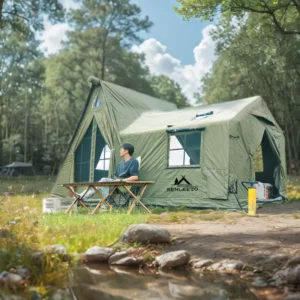 8 10 Person Tent Inflatable Family Shelter Quick Setup Air Tent Mountain Camping Picnic Relaxation