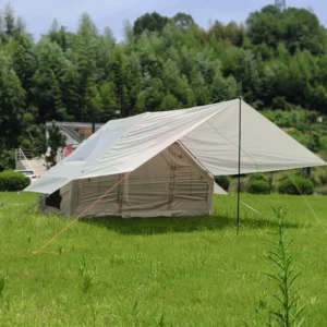 8 Person Inflatable Tent Easy Setup Inflatable Tent with Canopy Large Glamping Tent with Pump Air Tent with Skylight