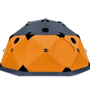 8-Sided Octagonal Ice Fishing Tent Shelter, Waterproof and Snow-Proof, with Storage Bag