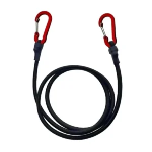 8 mm Elastic Shock Cord with Metal Carabiner and Rubber Straps for Tent Storage