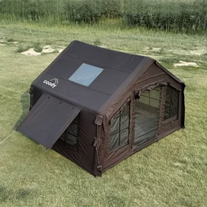 8.0 Air Tent Black Outdoor Activity Glamping Folding Camping Portable Outdoor Tent 3-6 Person Family Inflatable Tent