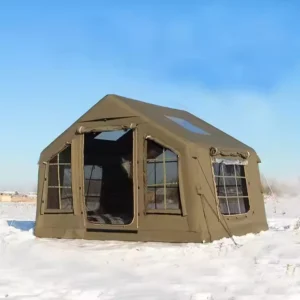 8.0 Green Air Tent Single-Bedroom Oxford Fabric Inflatable Four-Season Automatic-Opening Camping Tent for Outdoor Family Use