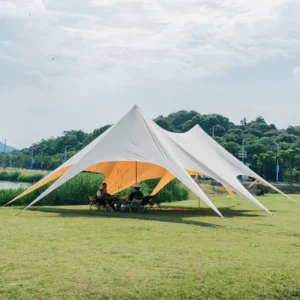 80 Persons 10m 15m 20m Oxford Fabric UV Resistant Sun Shade Camping Party Tent for Outdoor Events