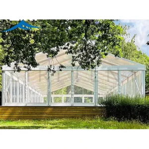 80x120ft Outdoor Transparent Wedding Marquee Double Layer Party Event Tents for Exhibitions on Sale