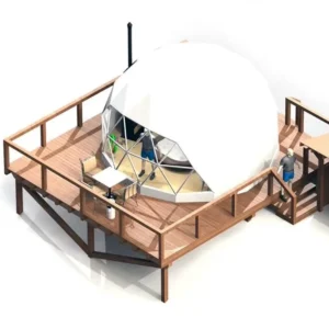 850g PVC Cover Waterproof Glamping Astronomy Tent Dome Hotel