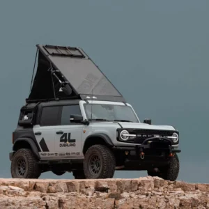 9cm Carbon Fiber Edition Anti Condensation Triangular Hard Top Lightweight Roof Tent for Off Road Vehicles