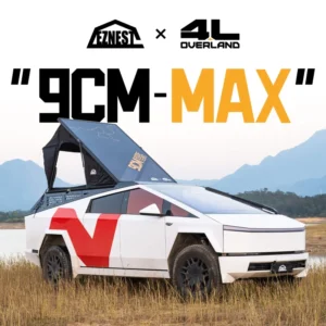 9cm Max Fiber Edition Anti Condensation Triangular Hard Top Lightweight Roof Tent for Off Road Vehicles