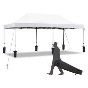 A5 10×20 Commercial Pop-Up Canopy Tent, Outdoor Instant Canopy for Festivals and Events