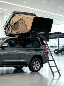 ABS 4X4 Rooftop Tent Camping Outdoor Tent Walled Insulated Car Roof Top Tent 1-2 Person Dachzelt Hartschale