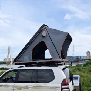 ABS Hard Shell Oxford Roof Top Tent Hydraulic Automatic Pop 2 3 Person Double Layer Four season Waterproof >3000mm Car