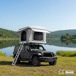 ABS PC Hard Shell Roof Tent Box Oxford Four-Season Automatic Opening Double Layers Universal Car Rooftop Storage Aluminum