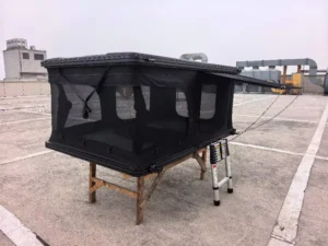 ABS Shell Aluminum Frame Rooftop Tent Memory Foam Mattress Waterproof Hard Shell Four Season Automatic Opening Car