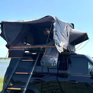 ABS Shell Roof Tent for SUV Car Rooftop Camping, Overland Side-Opening Design