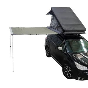 ABS Triangular Roof Tent Oxford Cloth Waterproof Wedge Roof Top Light Weight Quick Automatic Opening Four season One