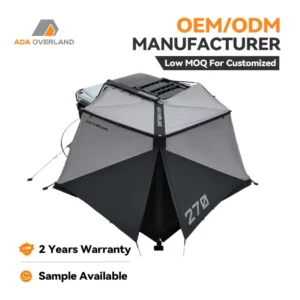 ADA OVERLAND 4×4 Hard Shell 270 Degree Awning 2m 2.5m Free Standing Car Roof Top Tent Side Awning SUV Camping